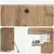 TV ormar za zid 98 x 41 x 30 cm Hrast artisan Konstruirano drvo