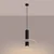 Sollux SL.1882 - Luster na sajli PELTA 1xGU10/10W/230V crna/krem