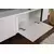 HANAH HOME Polica za TV Serenity White Black