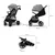 KINDERKRAFT KOLICA ZA BEBE GRANDE 2 GRAY