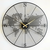WALLXPERT Zidni sat Coordinate Metal Wall Clock APS018