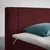 Boxspring Krevet Palace 180/200 cm , boja crnog vina