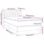 Vidaxl Box spring postelja z vzmetnico modra 90x200 cm blago