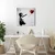 Slika srce v vetru street art - 30x30