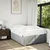Vidaxl Posteljni okvir brez vzmetnice siv 120x190 cm blago