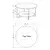 Hanah Home Klub sto Corro 80x45x80cm Beli