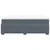 Vidaxl Box spring postelja z vzmetnico temno siva 160x200 cm žamet