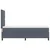 vidaXL LED Box Spring Postelja Temno siva 80 x 200 cm Žamet
