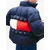 Tommy Jeans Zimska jakna marine/krvavo rdeča/bela