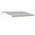 Skrovita tenda S LED lampica Bež 300 x 250 cm Poliester i metal