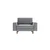 Atelier del Sofa Fotelja Sparrow Loveseat, Svetlosiva