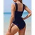 MUDWODKDN push up enodeldne kopalke - tummy control - XXL, Modra