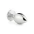 SuperLove Anal Jewel Silver-Clear Small
