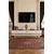 Hanah Home TV komoda Ilay, 180 cm, hrast Sapphire / bela / zlatna