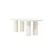 Venture Design Jedilna miza 220x110x75 cm bela