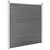 Vidaxl Vrtna ograja WPC 1045x186 cm siva
