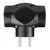 DPM Stikalo 3x16A (2P+T), max. 3500W, IP20, črno, 1+1 gratis! [P901B]