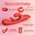 SuperLove Rabbit Flapping G-Spot 3in1 Vibrator Red