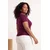 Trendyol Curve Ženska bluza Tbbss26Af00060, Bordo