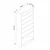 Hanah Home Ormar za hodnik Kale - 8118, 90x210x35 cm, Beli