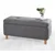 Atelier del Sofa Tabure 100x45x41cm, Tamnosivo