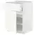 METOD / MAXIMERA Podni element s fiokom/vratima, bela/Vallstena bela, 60x60 cm