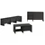Laris - Anthracite Anthracite Living Room Furniture Set