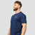 GymBeam Men‘s Basic T-Shirt Navy Blue