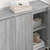 vidaXL Stranska omara Siva Sonoma 96,5 x 30 x 75 cm Konstruiran les