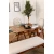 Hanah home Set trpezarijski sto, 4 trpezarijske stolice i klupa Touch Orah