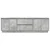 TV ormarić s LED svjetlima siva boja betona 160,5x41x50 cm