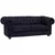 Landscape CHESTERFIELD ZOFA, črna tekstil