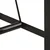 Barski stol 55 x 55 x 107 cm masivno obnovljeno drvo i željezo