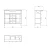 AMBRA Vanity Unit 96x82x34,5cm, stained spruce - Rjava - 96x82x34,5 cm - Sapho - AMBRA - 24 - Masivni les - 960 - 820 - 345 - 14
