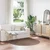 Vidaxl Antiskluzna Shaggy Preproga Rjava 160 x 160 cm PP