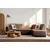 Atelier del Sofa Ugaona garnitura na razvlačenje S-Loft Right, 206 x 290 x 90 cm, Braon