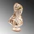 Aberto Design Dekorativna figura Woman With Veil 2, Zlatne boje