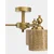 Opviq luster Neptun 3, 3 × E27, zlatni
