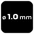 shumee Kovinski svedri HSS-TiN 1,0 mm, 5 kosov.