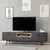 Hanah Home TV Komoda Naturel, 180x48x35 cm, Antracit