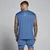 MP Mens Hybrid Oversized Mesh Tank - Slate Blue - S