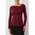 Trendyol Milla ženska bluza Twoaw26Bz00088, bordo