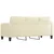 Vidaxl Trosed krem 180 cm umetno usnje