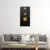 Canvas Slika na platnu Zlatni krugovi, 40x80cm, Sa ramom, Beli