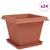 Saksije za biljke 24 pcs Crvena cigla 43 x 43 x 33,5 cm