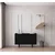 Hanah Home komoda Capella 120, 120 cm, crna