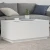 MAISON CHIC Klubska mizica - kavna mizica - Nizka mizica z LED lučkami bela 90x50x40 cm, (21752334)