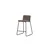 Venture Design Barski stol Bisbee 50x41x84 cm črne barve