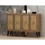 HANAH HOME Komoda Ansel Sapphire Oak Gold