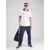 ELLESSE Majica Lessepsia mornarska/bela